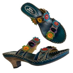 Spring Step Ambrosia NWOT Embellished Shoe, Spring and Summer, Bright Colourful